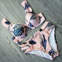 Summer Cut Out Bathing Suits Push Up Bikini 
